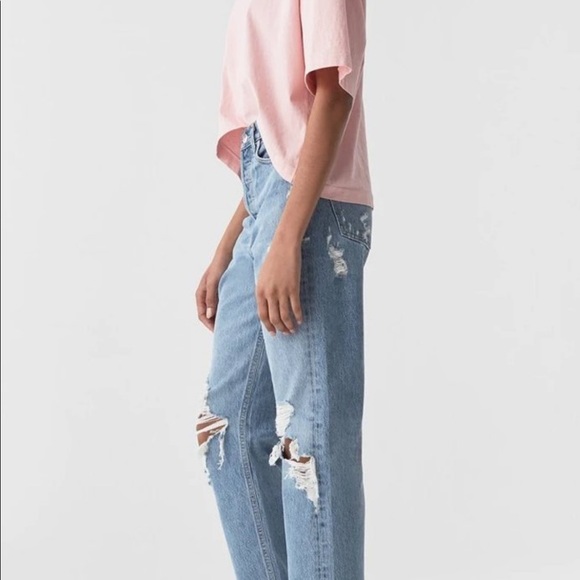 AGOLDE 90'S MID RISE LOOSE FIT JEANS IN FALL OUT - Picture 2 of 8